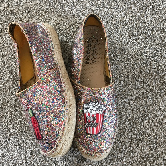 Chiara Ferragni Multicolor Glitter Flats - Picture 9 of 9